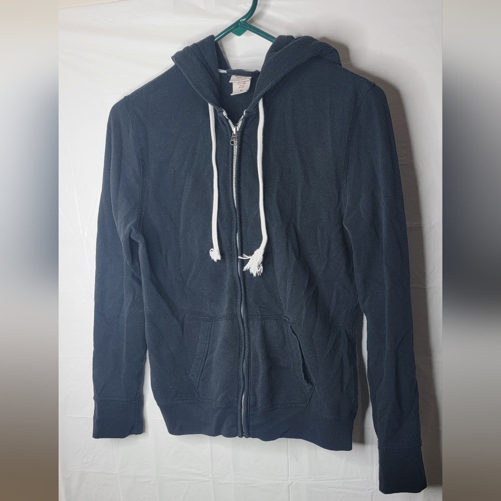 Mossimo Supply Co. Women's Faded Black Zip-Up Hoodie